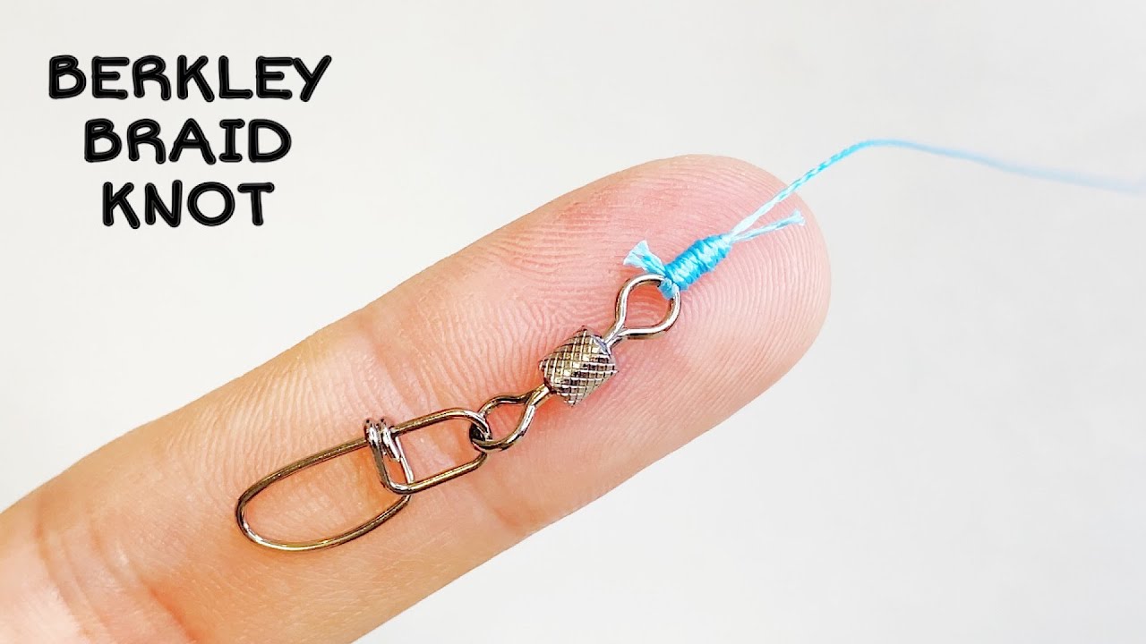 A strong knot that cannot be broken / berkley braid knot / 4k