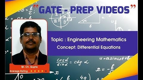 Cauchy-Euler Equation I Differential Equations I Engineering Mathematics I GATE