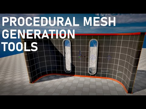 Procedural Mesh Generation Tools In Unreal Engine 5 (Lyra Project)