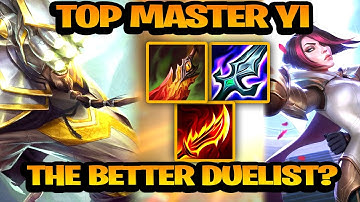 TOP MASTER YI IS THE BEST DUELIST