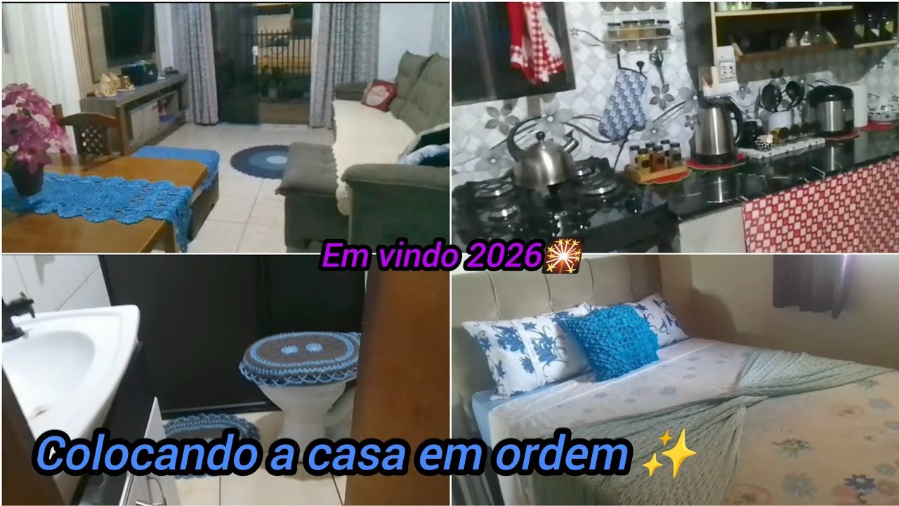 Bem vindo 2026🎇voltei|colocando a casa em ordem ✨💖MARI COSTA 