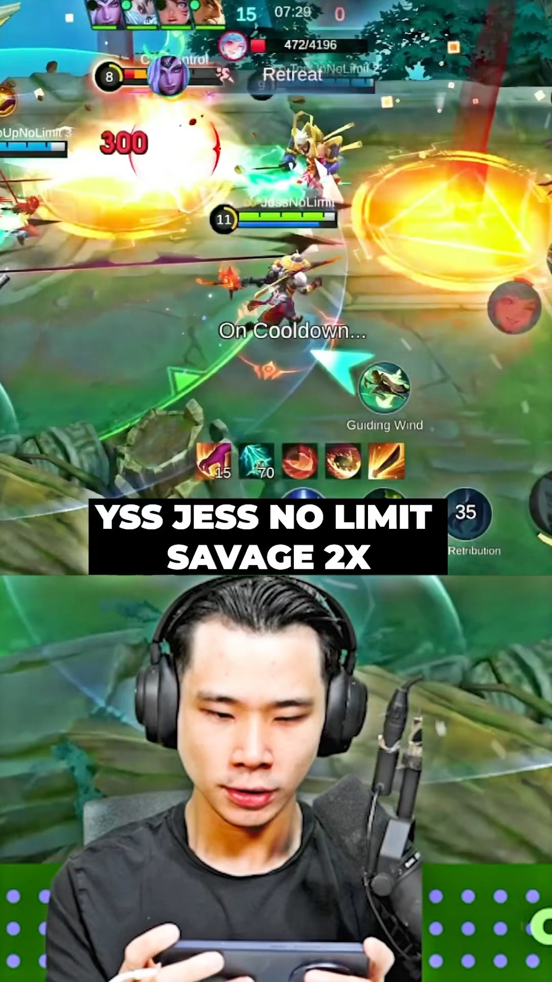 YSS JESS NO LIMIT SAVAGE 2X #shorts #MLBBIDCreator