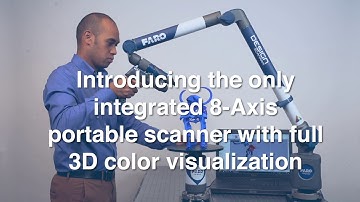 New FARO 8-Axis Design Scan Arm 2.5C - Now with Color Scanning
