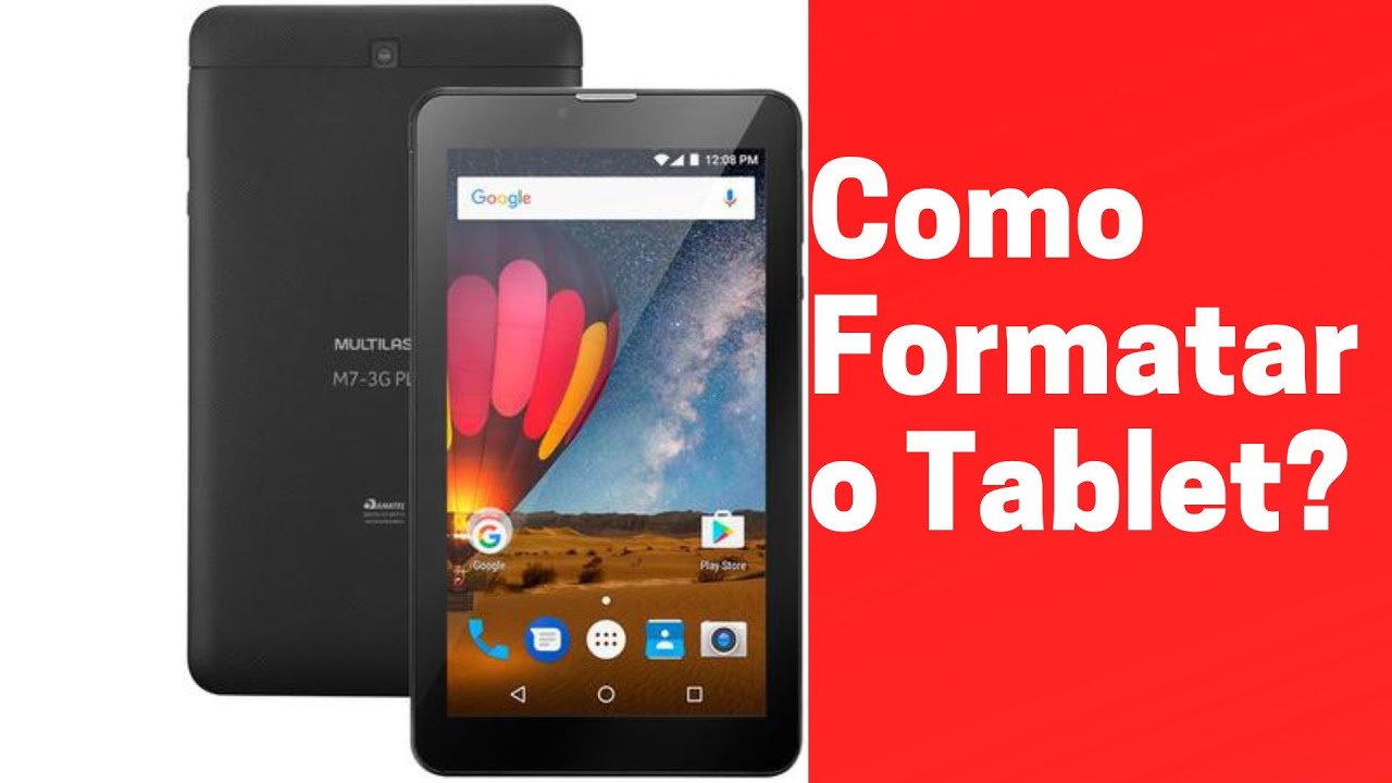 Formatando o Tablet da Multilaser M7-3G PLUS - YouTube