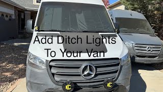 CA Tuned Ditch Light Bracket Install Mercedes Sprinter: Best DIY Overlanding Upgrade Guide
