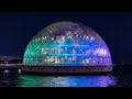 [4K] 大阪南港 THE JEWELRY (ザ･ジュエリー)のライトアップ 咲洲コスモスクエア "THE JEWELRY" Lighting Up at Night Osaka Bay Japan