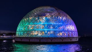 [4K] 大阪南港 THE JEWELRY (ザ・ジュエリー)のライトアップ 咲洲コスモスクエア  'THE JEWELRY' Lighting Up at Night Osaka Bay Japan
