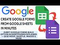 Every Google Forms Build Option in SheetFormR Explained — Quiz Mode, Shuffle, Images & More