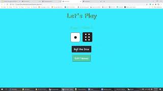 Dice Game CSS Project 01_Team404 screenshot 2