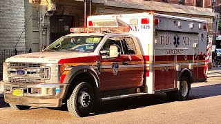 FDNY ambulance 1426 “RIP 5429” on scene in the Washington Heights area of NYC