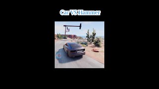 Car vs Giant Hammer | Beamng Drive