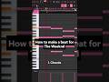 HOW TO MAKE A BEAT FOR THE WEEKND🛸 #theweekndtypebeat #shorts #freetheweekndtypebeat