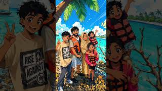 Animation photo, VS, our family photo❤️❤️