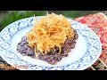 How to make Thai Black Sticky Rice with Sweet Coconut ข้าวเหนียวดำหน้ากระฉีก