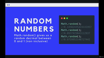 How to Model Data Efficiency: The Math Object & Random Numbers --The Modern JavaScript Bootcamp