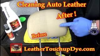 Automotive Leather Cleaning and Protection