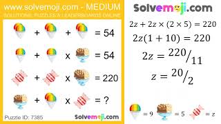 Solvemoji - 3 minute solve Medium (Classic) 7385 screenshot 2