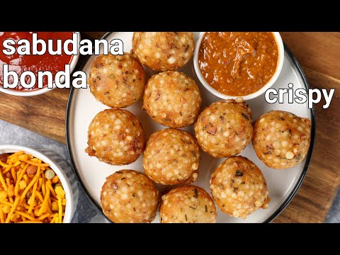 no aloo sabudana bonda recipe with buttermilk | saggubiyyam punugulu | javvarisi bonda - hebbars | Hebbar | Hebbars Kitchen