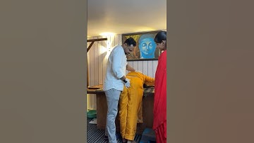 Tail bone adjustment #chiropractor #physiotherapist #physiotherapy