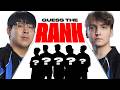 LEC PRO PLAYERS: Guessing Your Rank In League Of Legends!
