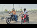 Jawa 42fj vs pulsar N250 #n250 #bajajpulsarn250 #jajwa42fj #dragrace #motovlog