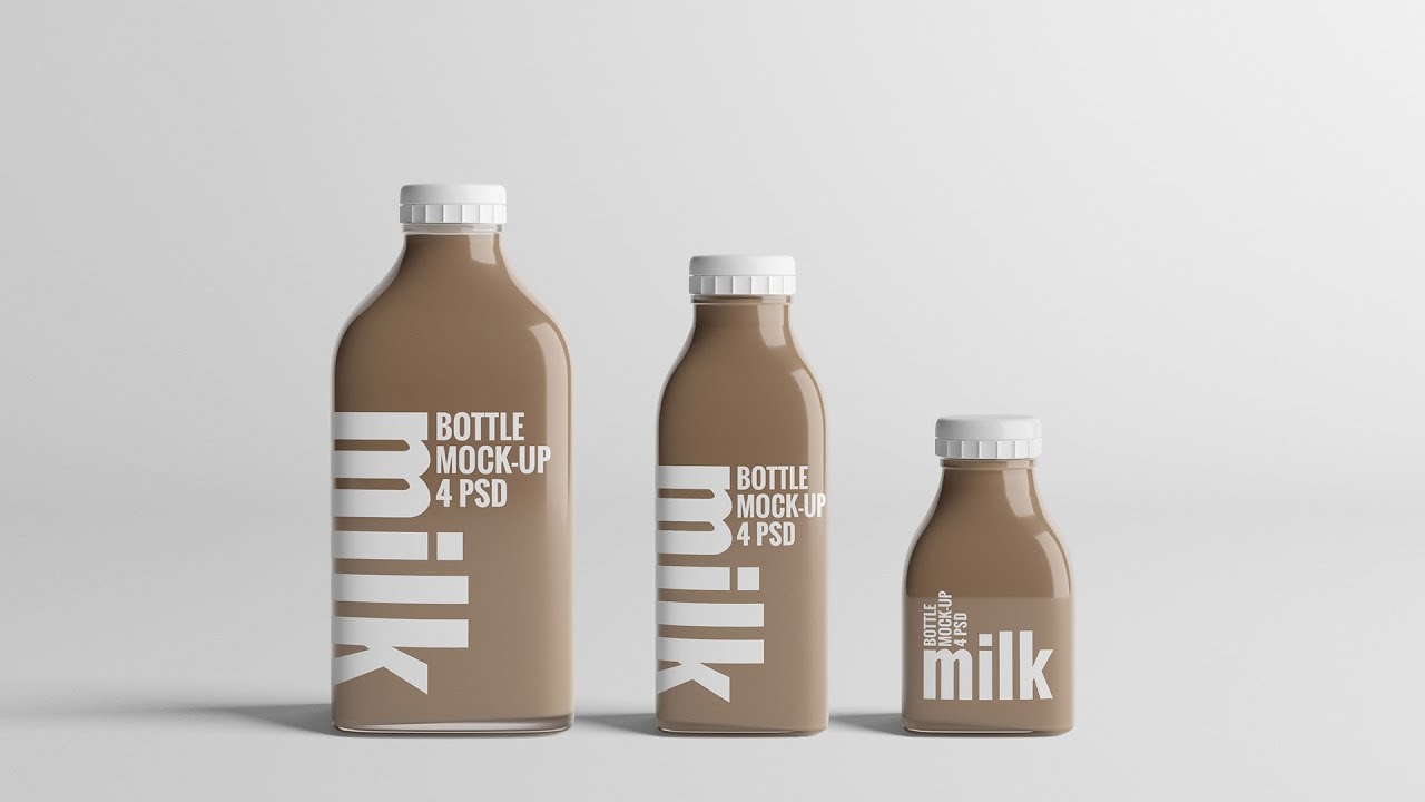 Download Milk Bottle Mockup Bundle #1 | How To Use - YouTube