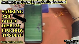 samsung a20, a50, a50s flickering screen, yellow screen, green screen fixed without lcd replacement