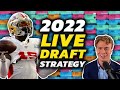 2022 Fantasy Football Draft Strategy (Live Draft)