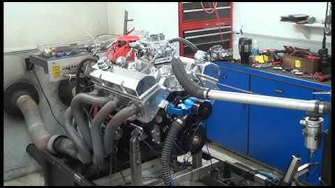 MARK SKURKA SBC 383 496hp STROKER ENGINE DYNO BY WHITE PERFORMANCE AND MACHINE