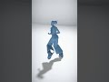 Stylized Female Character in Casual Outfit - AI Rigged 3D Character