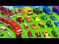 Concrete Mixer, Fire Truck, Tractor, Garbage Trucks, Cars & Trains | Toy Vehicles for Kids