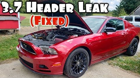 3.7 Mustang Header Leak Finally Solved Fixed BBK Headers