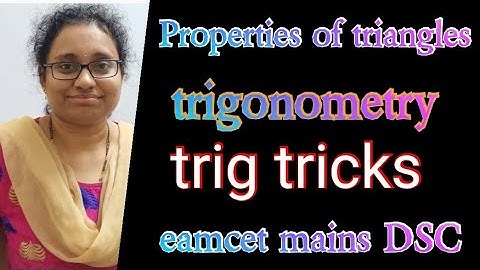 Properties Of Triangle