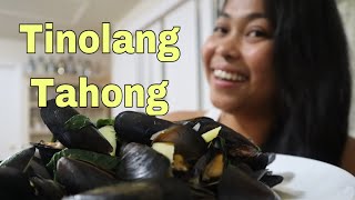 How to | TINOLANG TAHONG | mussels cooked in Ginger broth