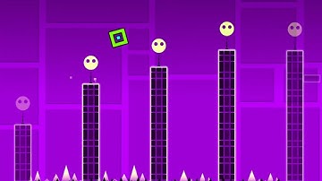 Geometry Dash Walkthrough #1 | Stereo Madness | 3 Coins