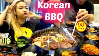 Đi Ăn Buffet Đồ Nướng Hàn Quốc | Trying Buffet Korean BBQ Bulgogi Tofu Soup ♡ BeeSweetiee