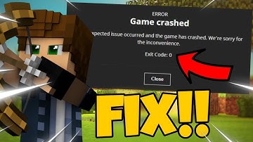 How To Fix Minecraft Game Crashed | Minecraft Error Code 0 Fix