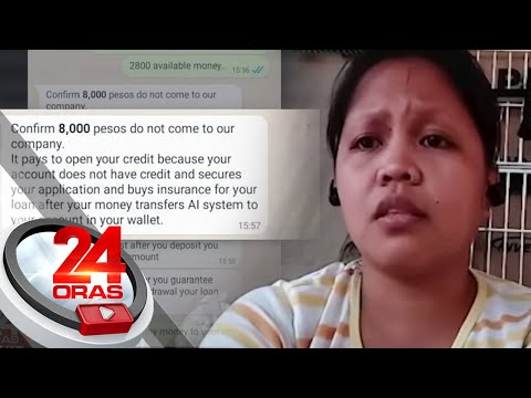 Babae, pinagbayad ng processing fee ng nagpakilalang lending company pero hindi raw... | 24 Oras
