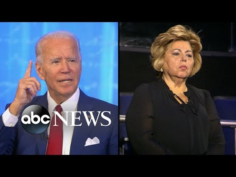 Joe Biden pressed on supporting a 1994 crime bill l ABC News Town Hall.