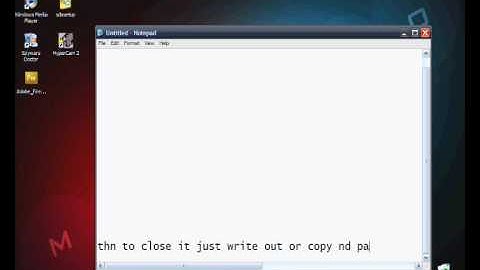 How to open your cd drive using notepad