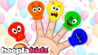 Colorful Balloon Baby Finger Family Songs Hooplakidz