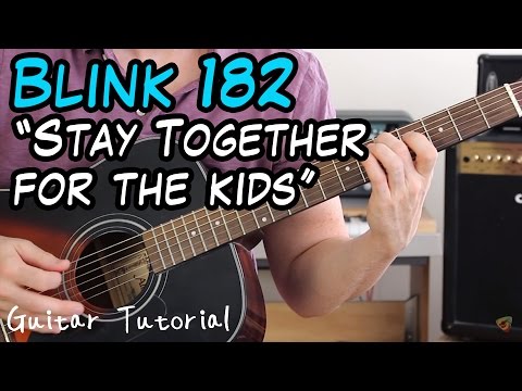 Blink 182 - Stay Together For the Kids - Guitar Lesson (THIS ONE SOUNDS AWESOME!)