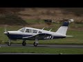 Pa28s departing and landing at elstree aerodrome incl a p28r