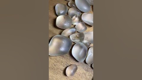 Giao lưu lô topaz trắng sáng cắt giác đẹp #gem #ruby #daquy #love #travel