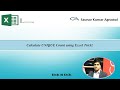 Calculate UNIQUE Count using Excel Trick!