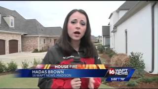 Lightning starts a fire in Madison home