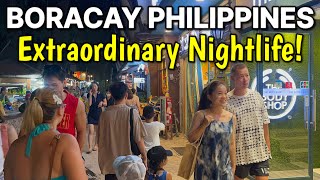 BORACAY’s EXTRAORDINARY NIGHTLIFE! | 2023 Night Walking Tour in Boracay Island, Philippines