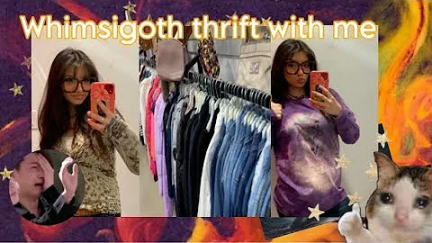 Whimsigoth closet hunting 🌱🫶|| thrift with me