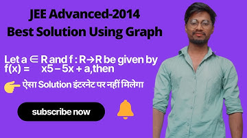 Let a ∈ R and f : R→R be given by f(x) = x5 – 5x + a, then IIT JEE Advance 2014 Maths #iitjee2014