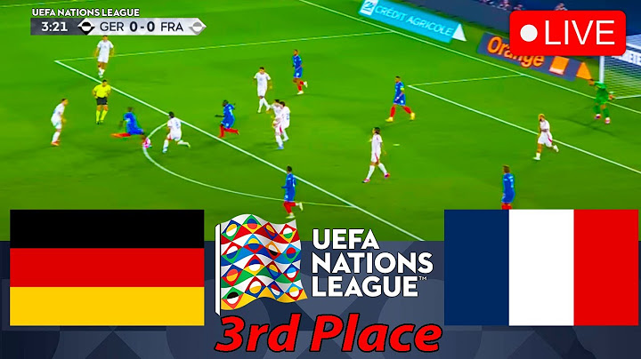 🔴LIVE | GERMANY vs FRANCE | UEFA Nations League 2025 | THIRD PLACE PLAYOFF